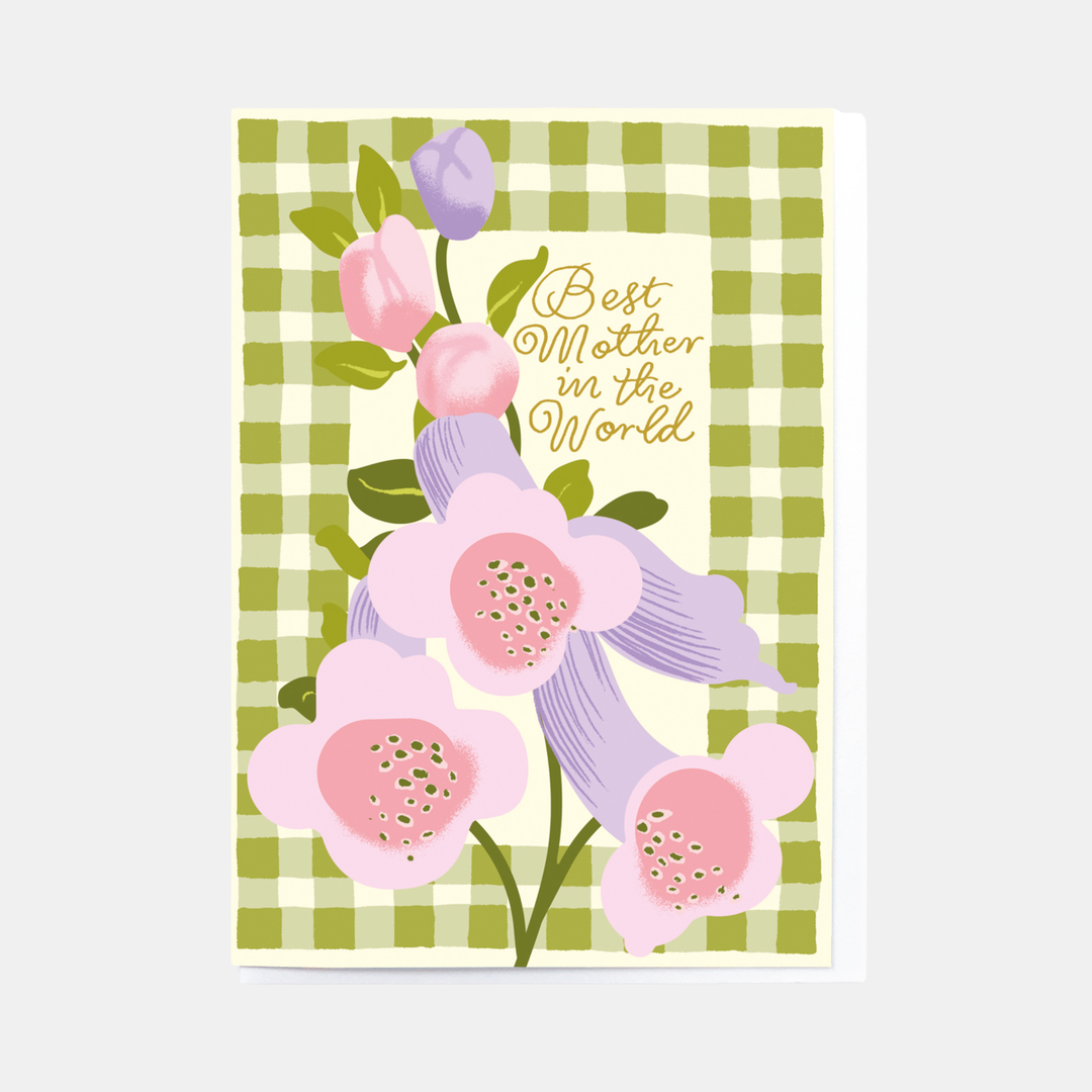 Noi | Card Mum Gingham Floral | Shut the Front Door