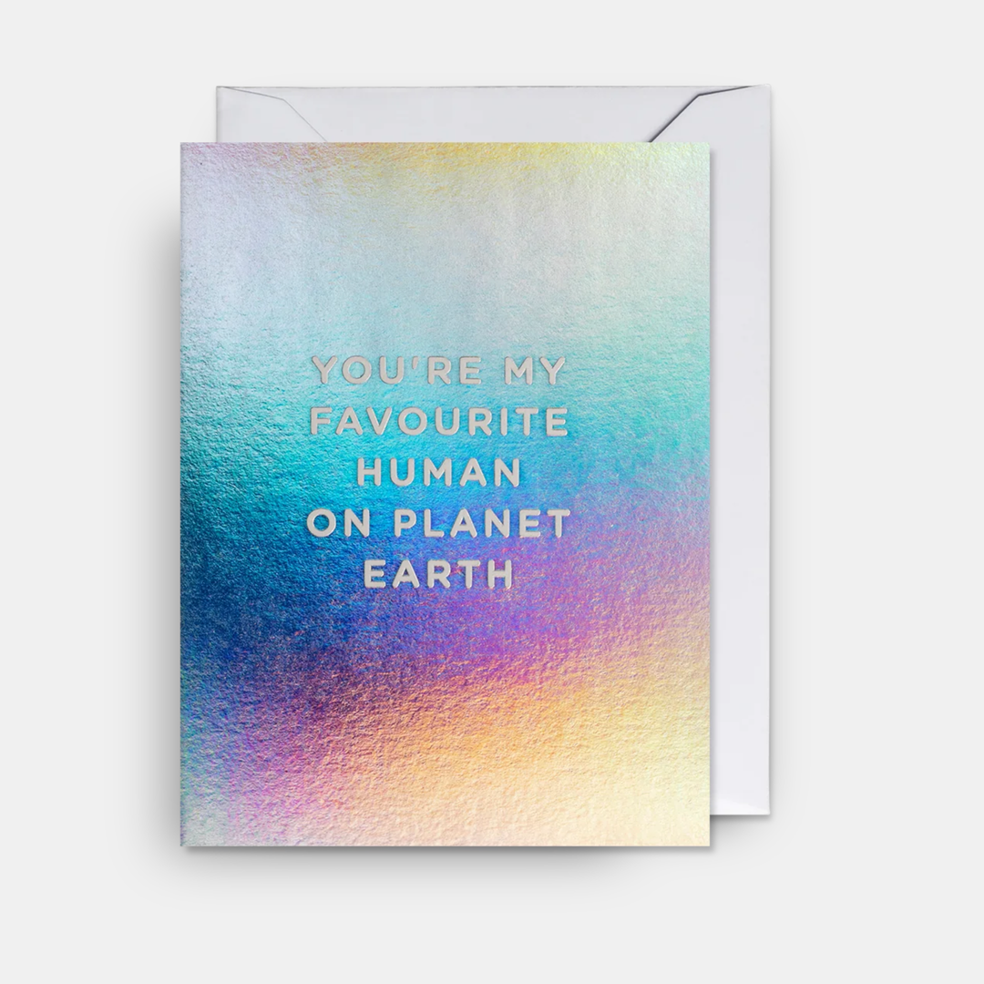 Lagom | Card You're My Favourite Human on Planet Earth | Shut the Front Door