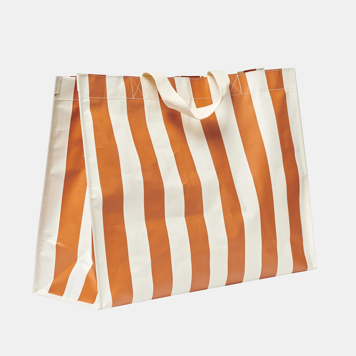 Sunnylife | Carryall Beach Bag Tierra Clay Bold Stripe | Shut the Front Door