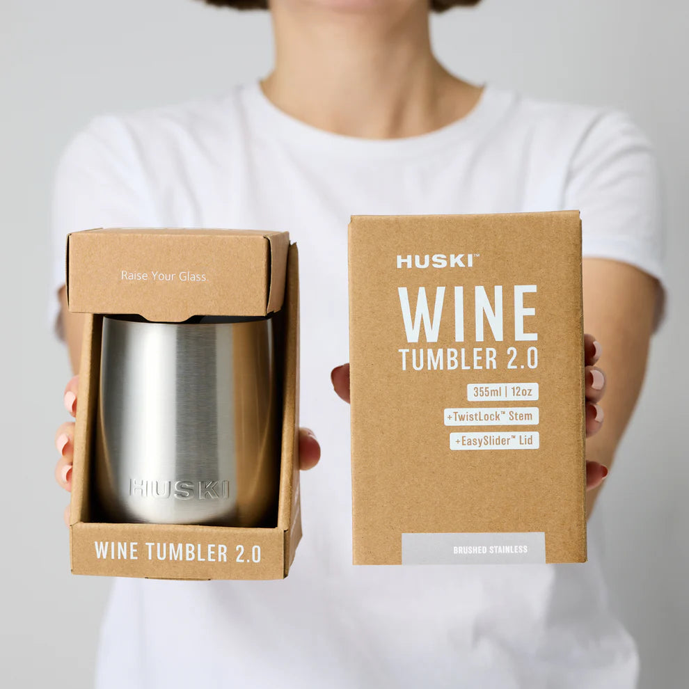 Huski Wine Tumbler 2.0 - Sand Beige