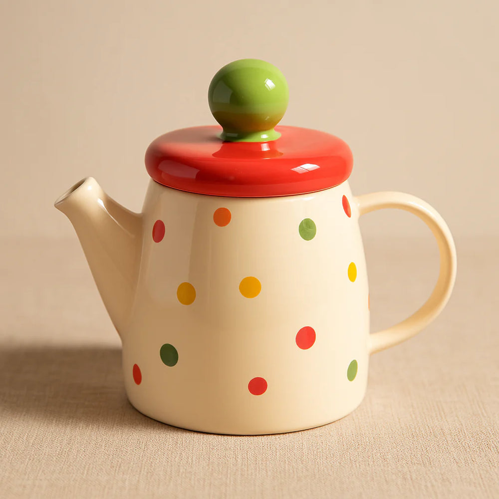 Garcia | Teapot 800ml - Dots Multi | Shut the Front Door