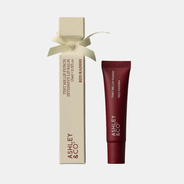 Ashley & Co | Christmas 2026 Mini Cracker - Lip Punch Red Raddish | Shut the Front Door