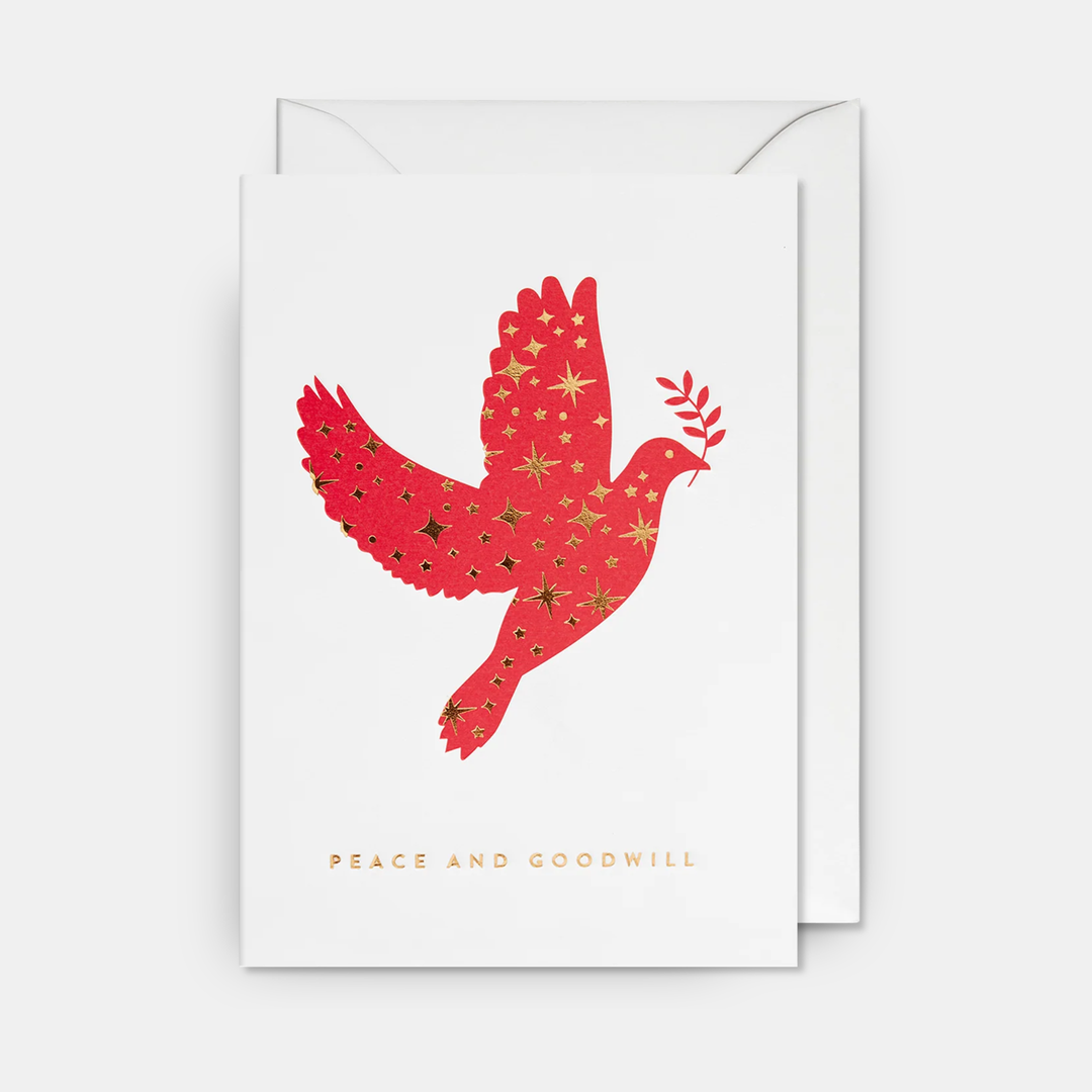 Lagom | Christmas Card Peace and Goodwill | Shut the Front Door