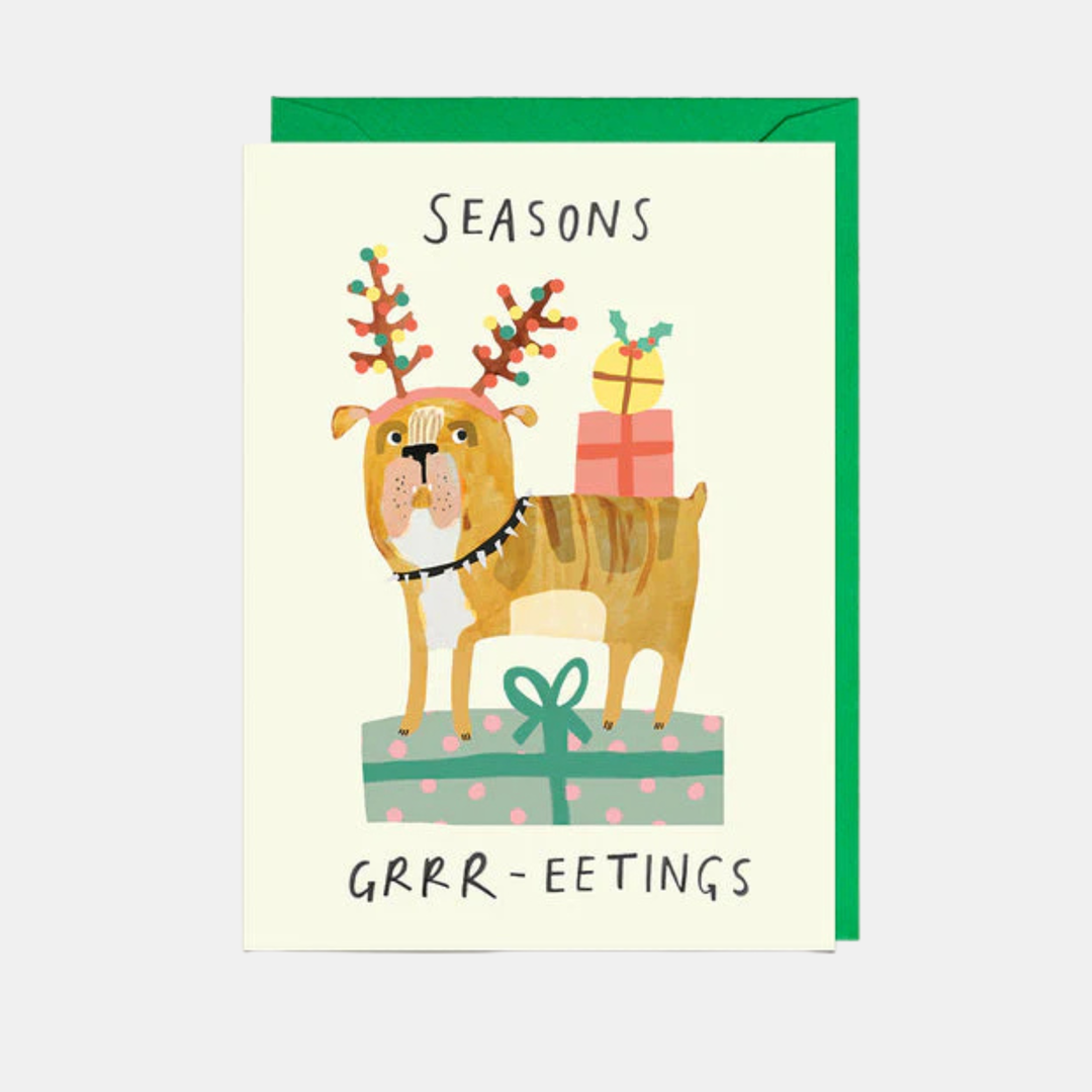Jolly Awesome | Christmas Card Seasons Grrr-Eetings | Shut the Front Door