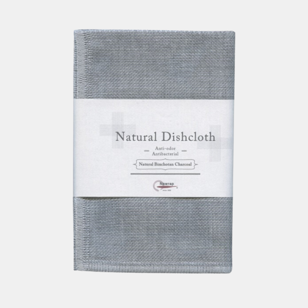Nawrap | Natural Dishcloth - Binchoton Charcoal | Shut the Front Door