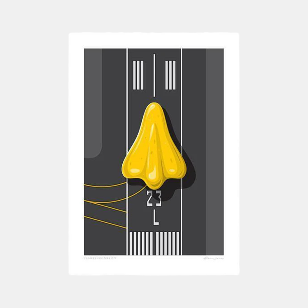 Glenn Jones Art | Cleared For Takeoff G.Jones | Shut the Front Door