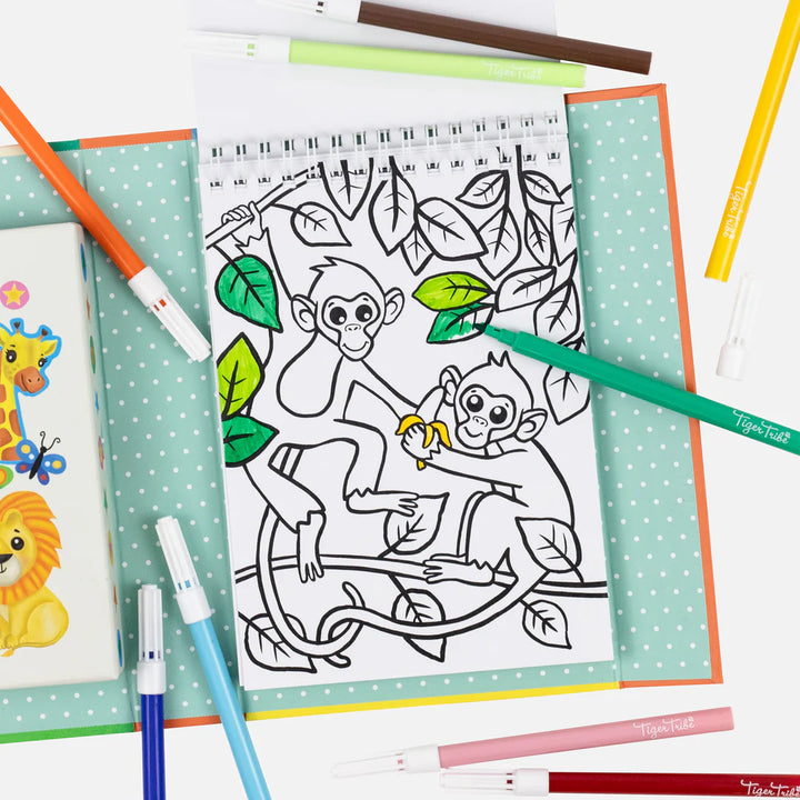 Tiger Tribe | Colouring Set - Zoo | Shut the Front Door