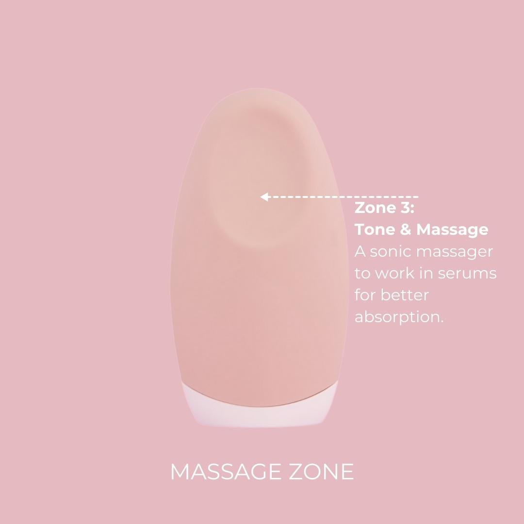 BTYLab | 2-in-1 Sonic Cleanser - Blush | Shut the Front Door