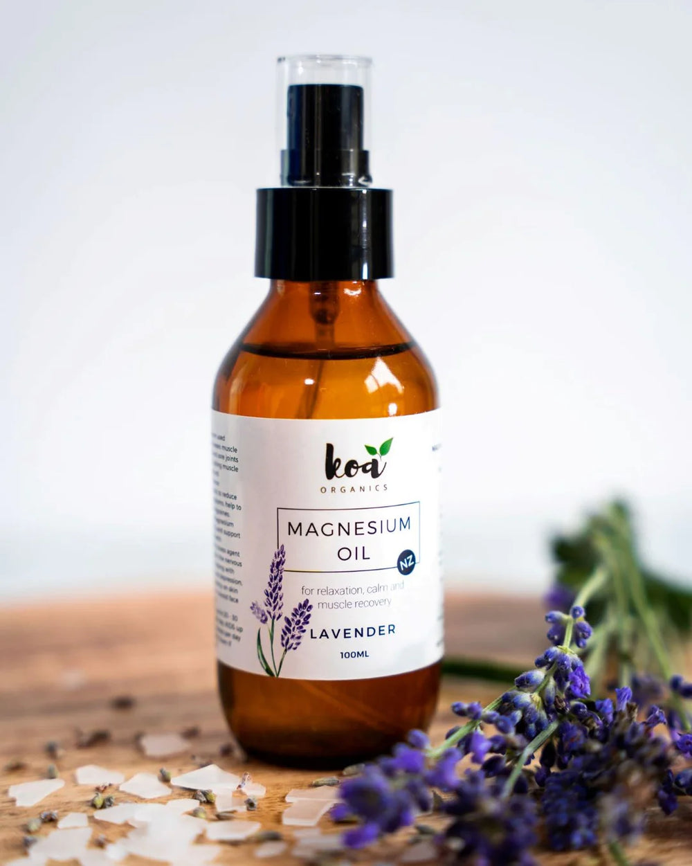 Koa Organics | Magnesium Oil with Lavender 100ml | Shut the Front Door