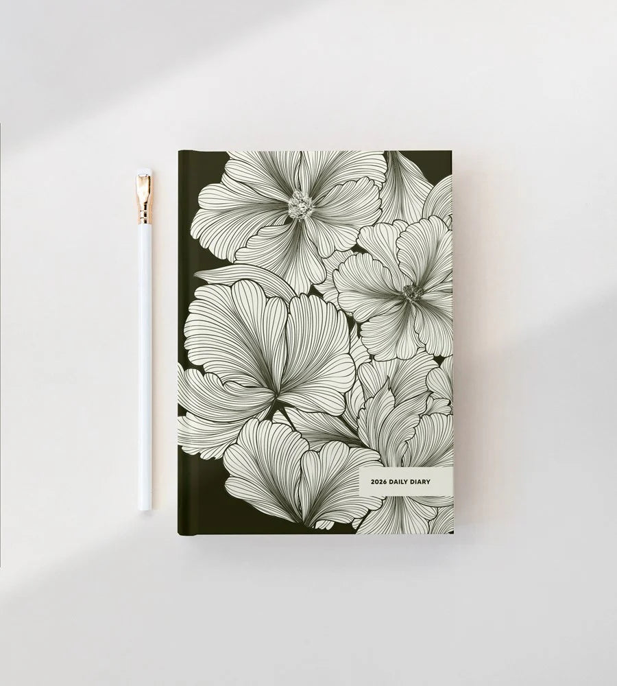 Father Rabbit 2026 Daily Diary - Olive Deco