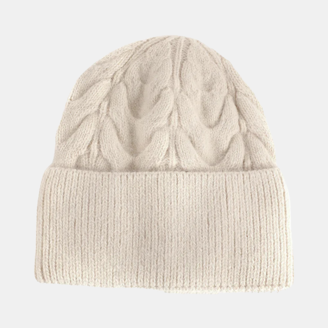 Antigone | Davina Beanie - Beige | Shut the Front Door