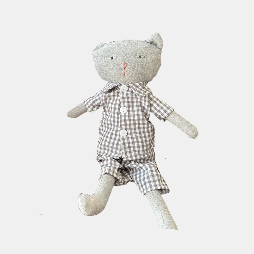 Antigone | Decor Cat - Grey Gingham | Shut the Front Door