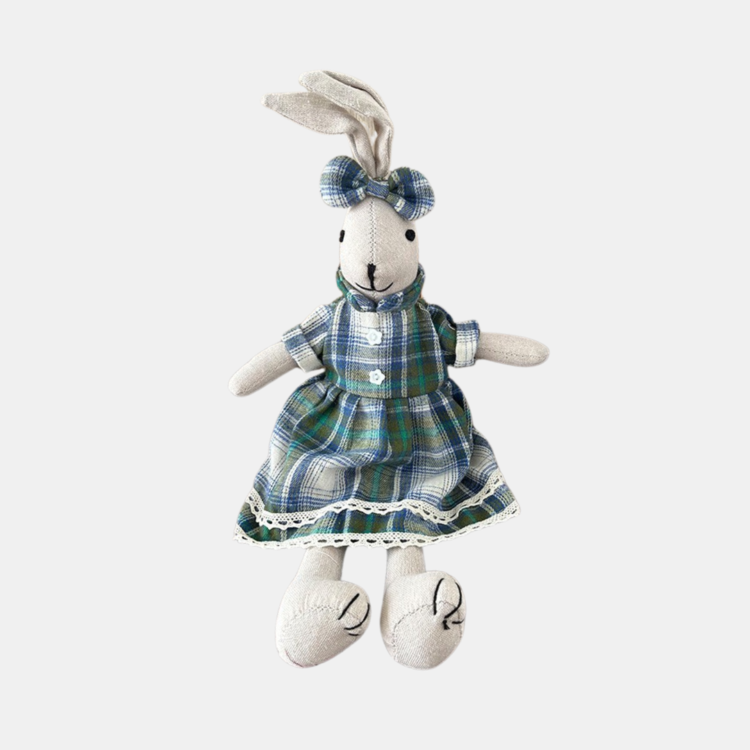 Antigone | Decor Rabbit - Blue Check/Green | Shut the Front Door