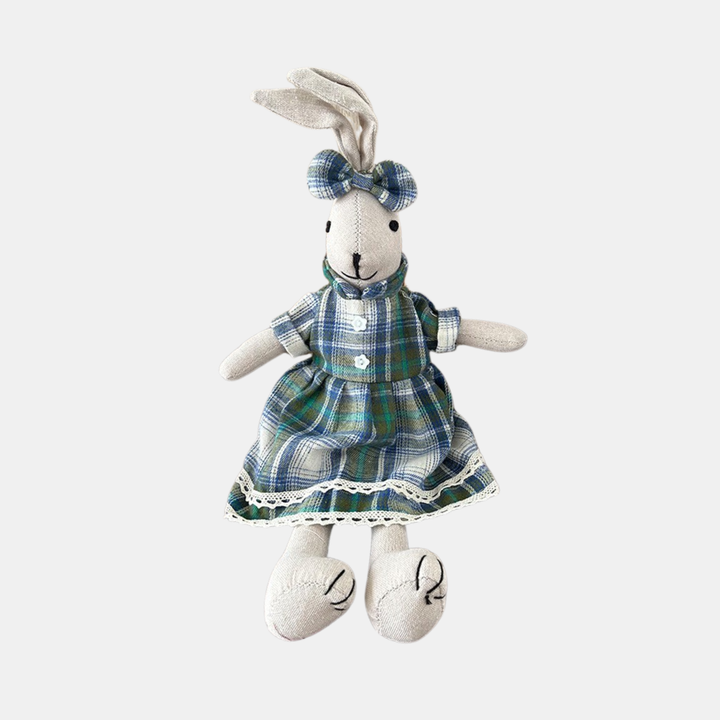 Antigone | Decor Rabbit - Blue Check/Green | Shut the Front Door