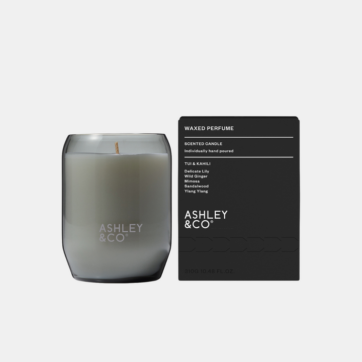 Ashley & Co | Waxed Perfume Candle - Tui & Kahili | Shut the Front Door