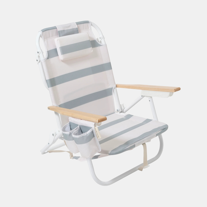 Sunnylife | Deluxe Beach Chair - Sea Sage Stripe | Shut the Front Door