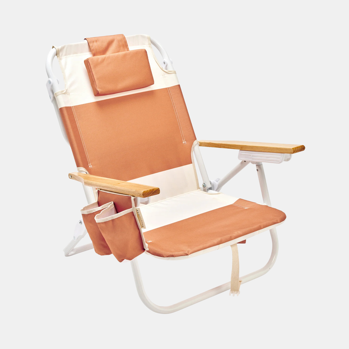 Sunnylife | Deluxe Beach Chair Tierra Clay Block | Shut the Front Door