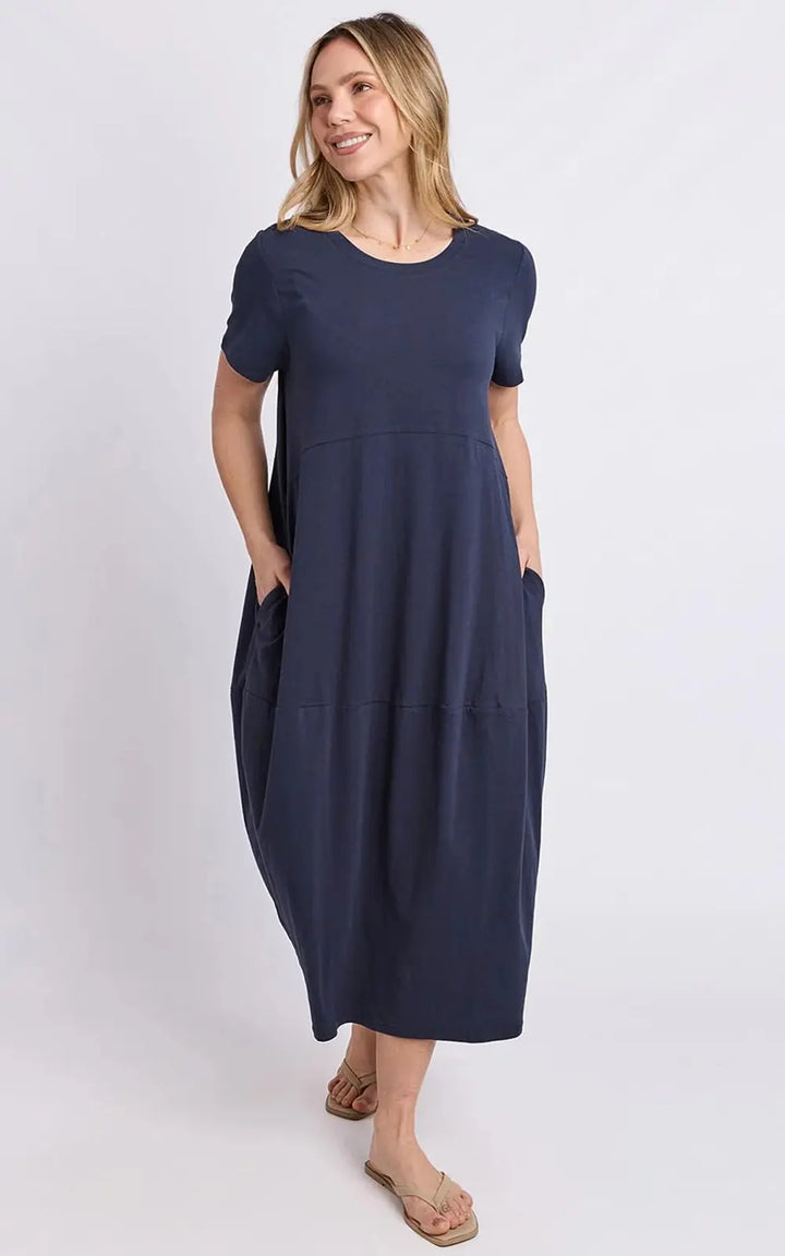 Diana S/S Dress - China Blue