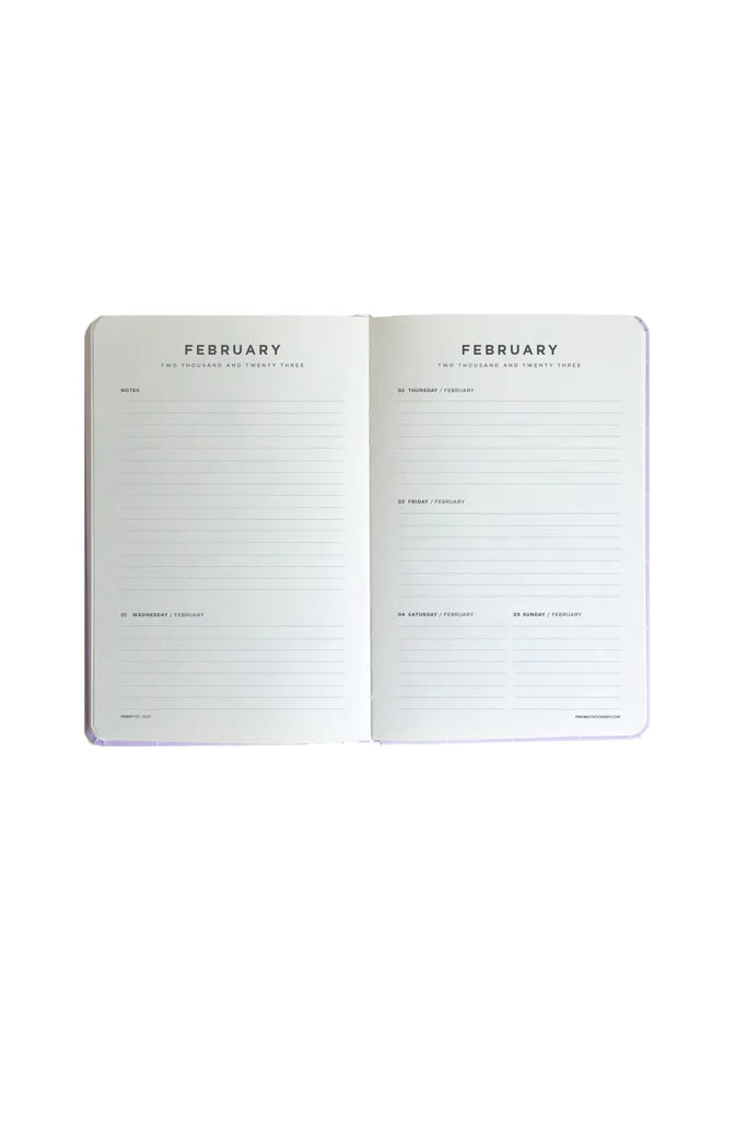 Frank | 2024 Daily Planner Picnic - Peach | Shut the Front Door