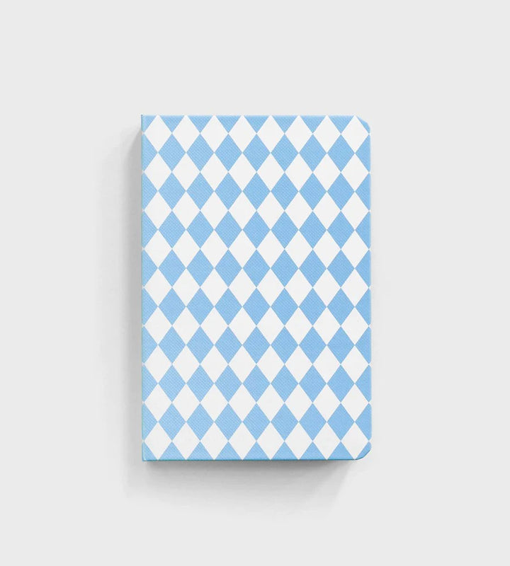 Father Rabbit | Notebook - Blue Diamonds | Shut the Front Door