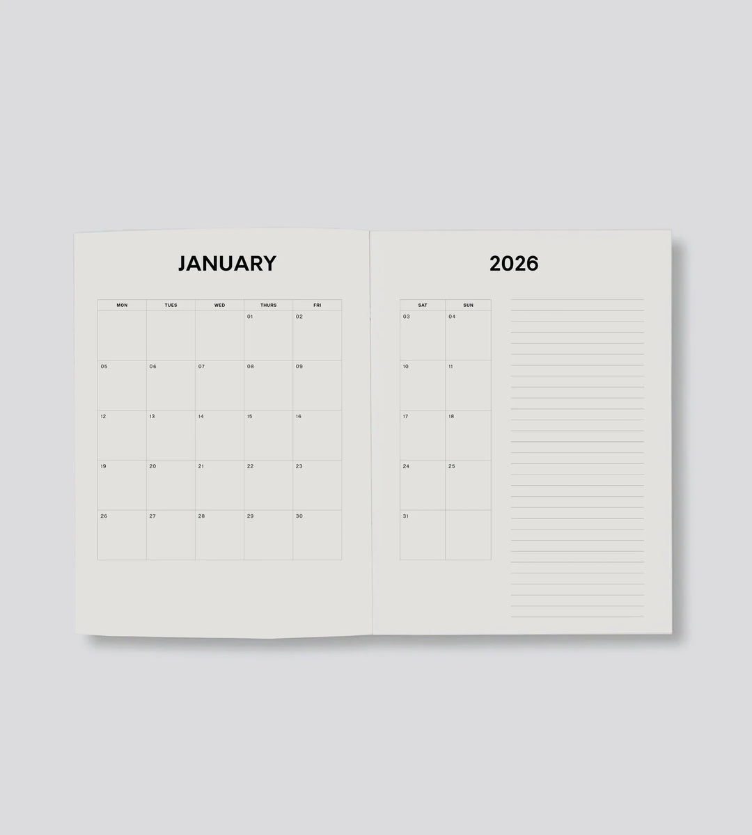 Father Rabbit 2026 Daily Diary - Olive Deco