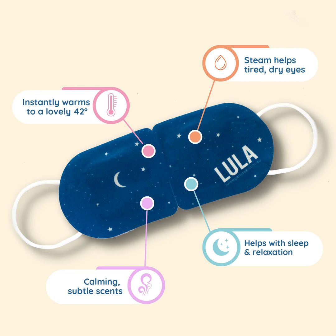 Lula | Lula Self-Warming Eye Mask - Unscented - Box of 5 | Shut the Front Door