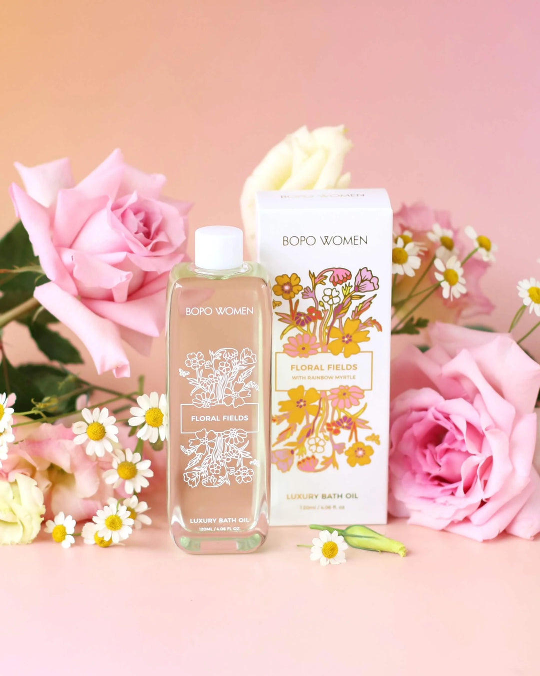 Bopo Women | Floral Fields Luxury Bath Oil | Shut the Front Door