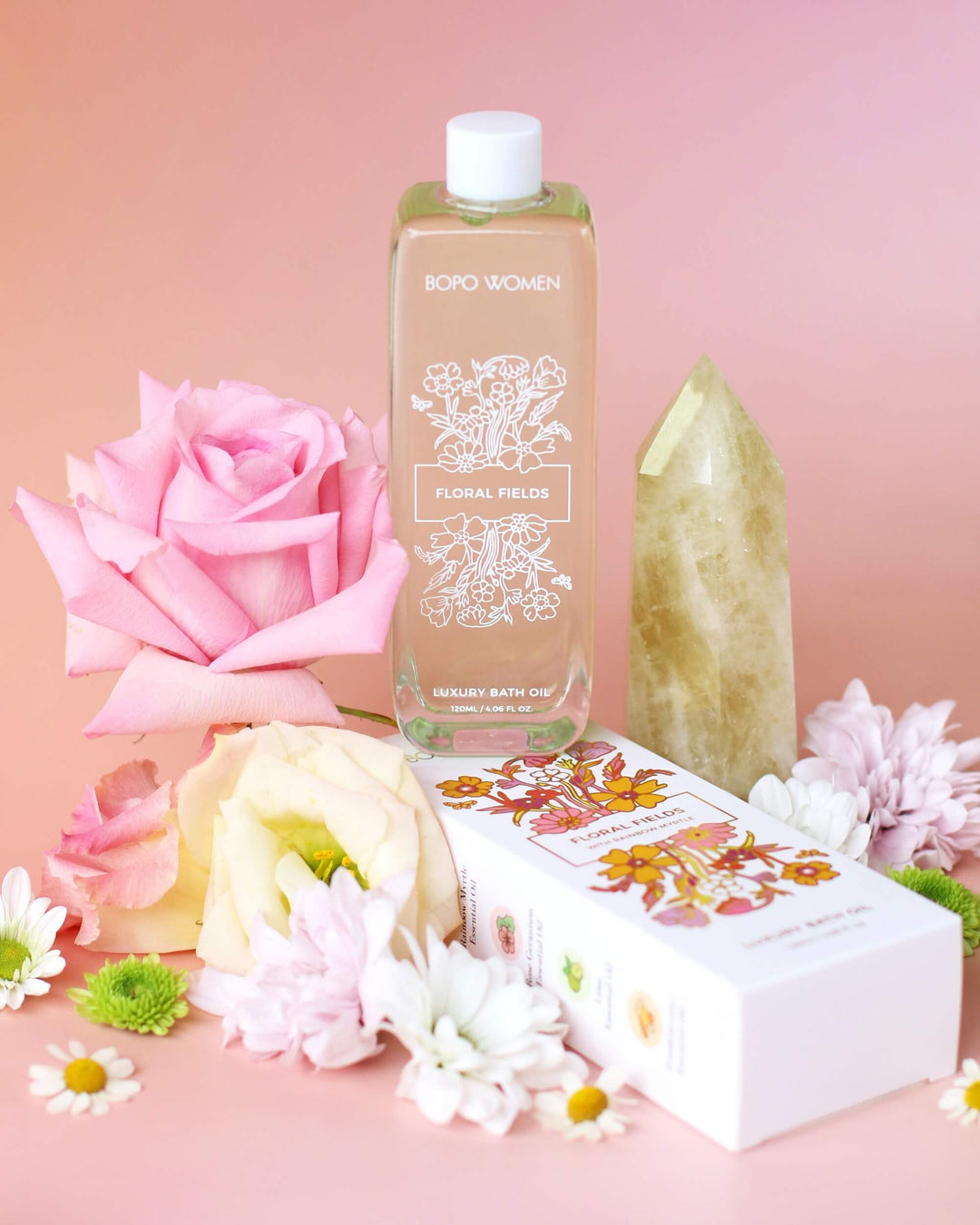 Bopo Women | Floral Fields Luxury Bath Oil | Shut the Front Door