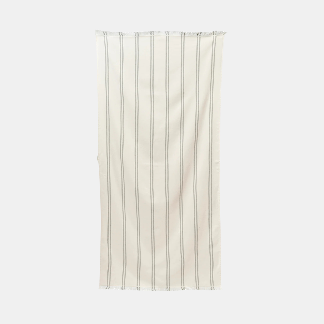 Sunnylife | Fouta Beach Towel The Vacay Olive Stripe | Shut the Front Door