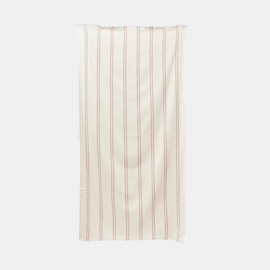 Sunnylife | Fouta Beach Towel Tierra Clay Stripe | Shut the Front Door