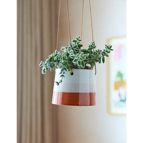 burgon and ball plant pots Collectors Hanging Pot Terracotta/Blush 9.5cm | Burgon & Ball