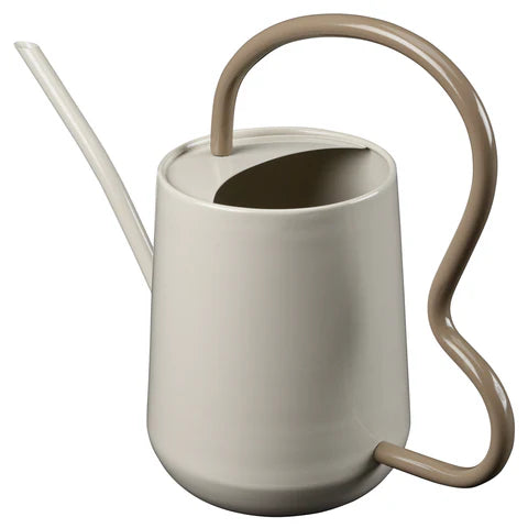 Scalloped Indoor Watering Can - Mushroom