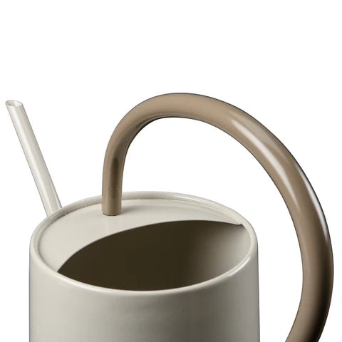 Scalloped Indoor Watering Can - Mushroom