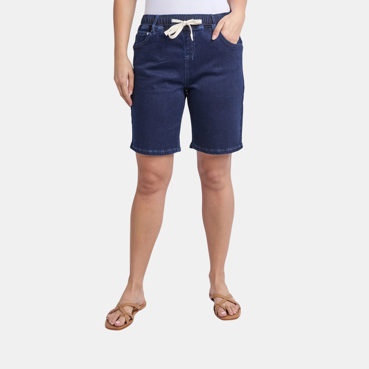 Gabby Bermuda Short - Dark Indigo