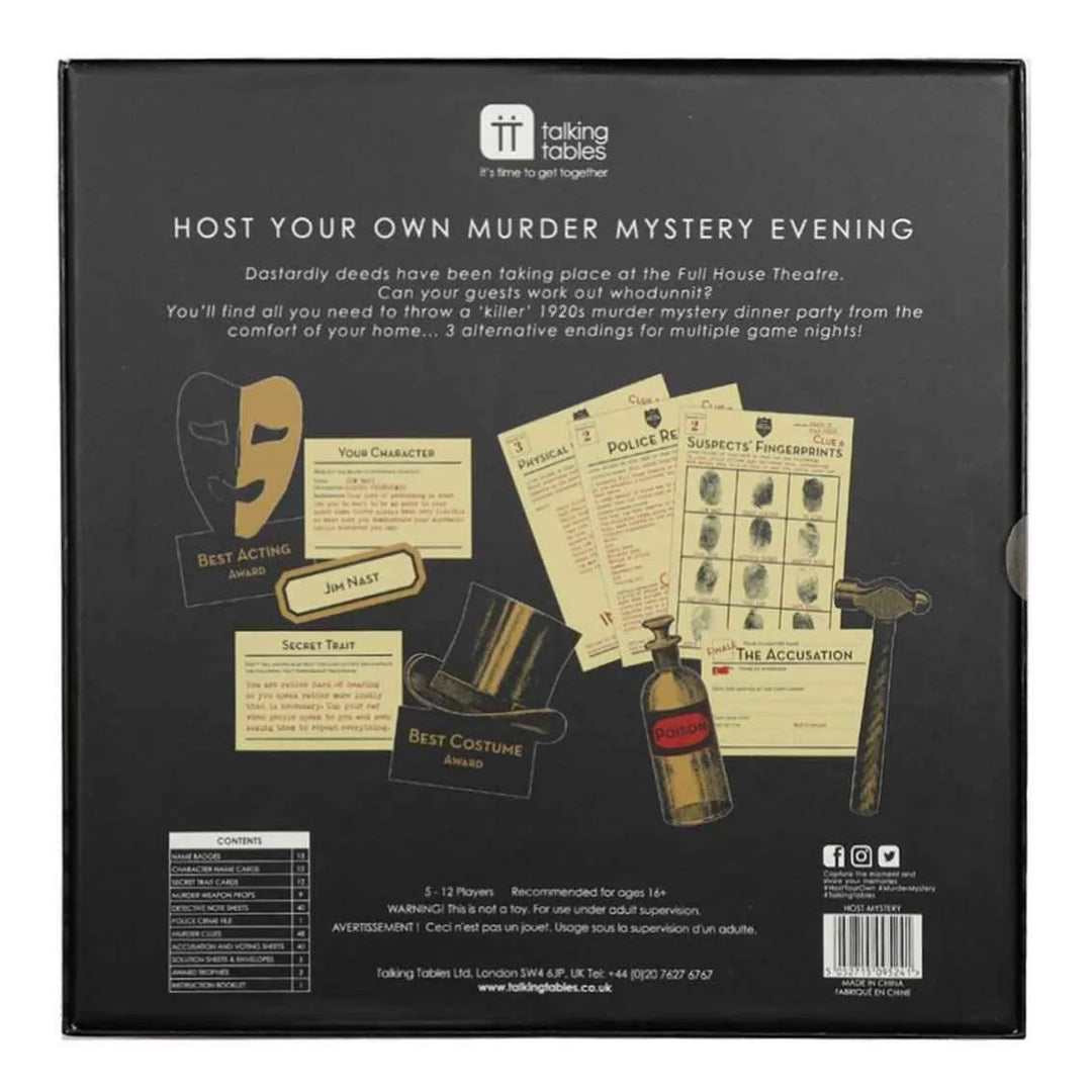 Host Your Own Murder Mystery - At the Theatre