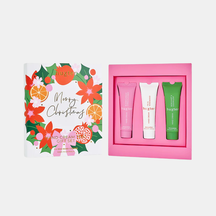Hand Cream Trio Set - Xmas Flowers Collection
