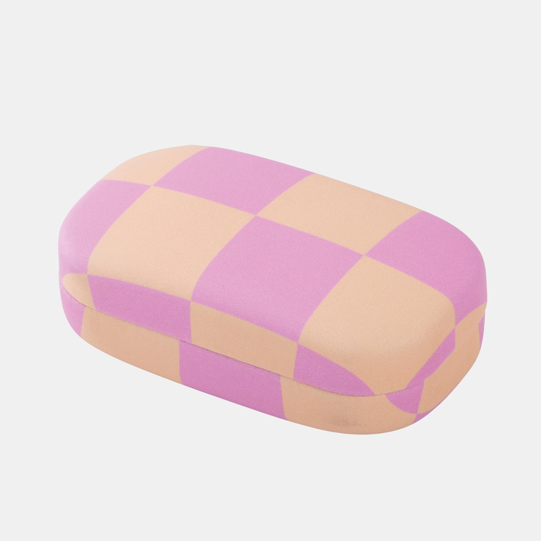 IS Gifts | Hard Shell Travel Case - Lilac/Butter | Shut the Front Door