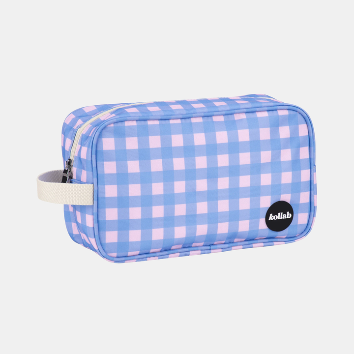 Holiday Travel Bag - Skyberry Gingham