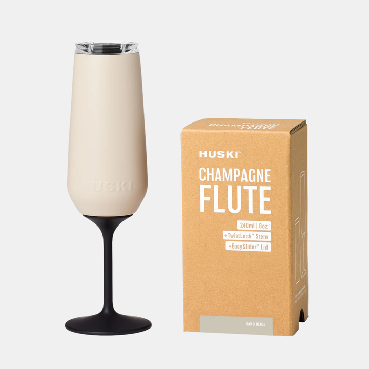 Huski Champagne Flute - Sand Beige