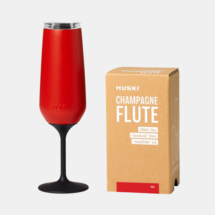 Huski Champagne Flute - Red