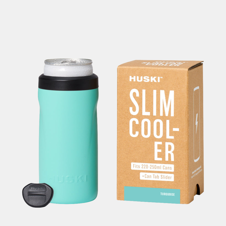 Huski Slim Can Cooler - Turquoise