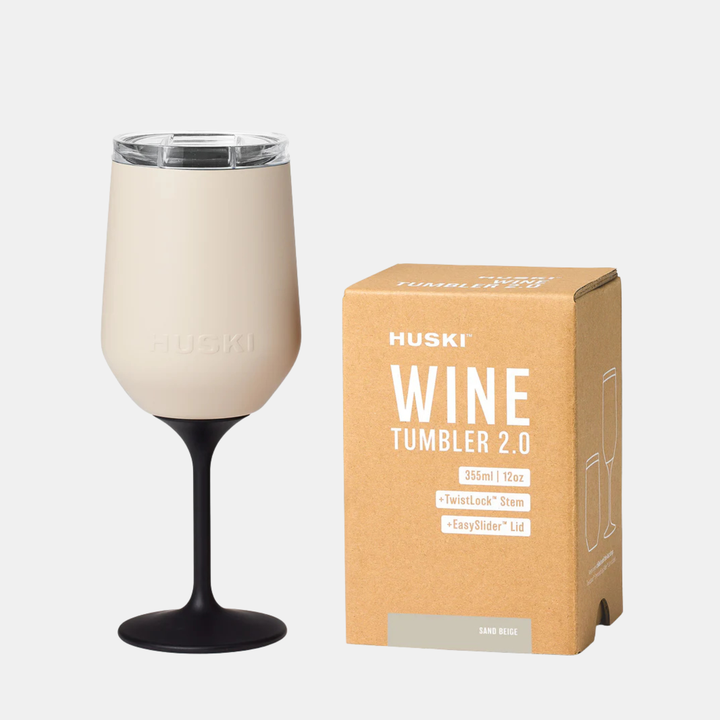Huski Wine Tumbler 2.0 - Sand Beige