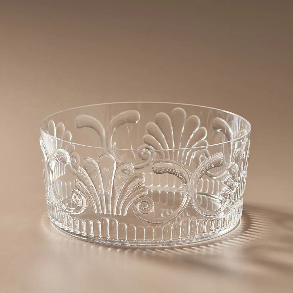 INDIGO LOVE | Flemington Acrylic Salad Bowl - Clear | Shut the Front Door