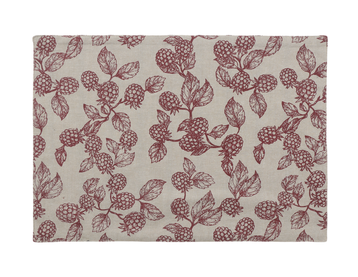 Raine & Humble | Berry Reversable Placemat - Red S4 | Shut the Front Door