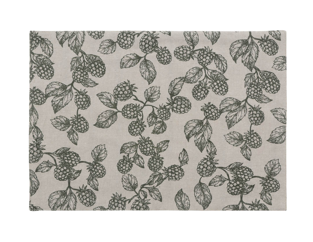 Raine & Humble | Berry Reversable Placemat - Olive S4 | Shut the Front Door