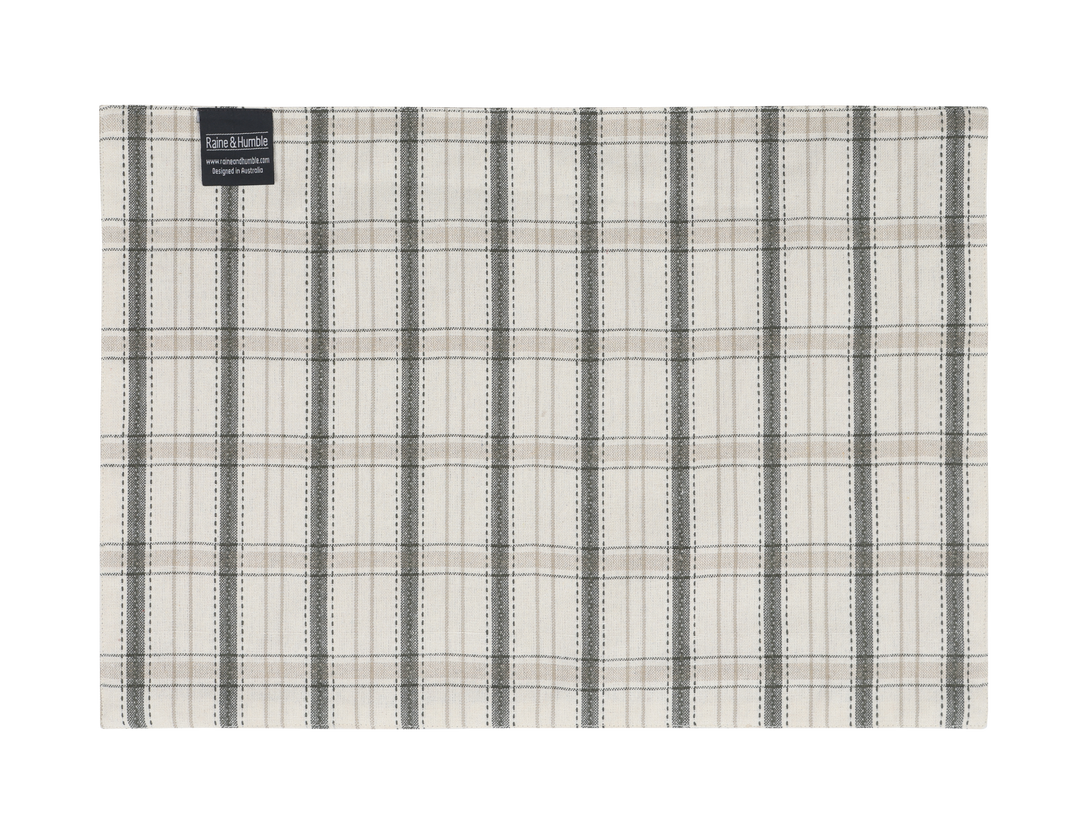 Raine & Humble | Berry Reversable Placemat - Olive S4 | Shut the Front Door