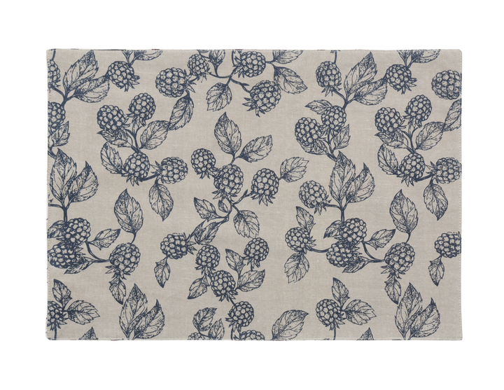 Raine & Humble | Berry Reversable Placemat - Blue S4 | Shut the Front Door