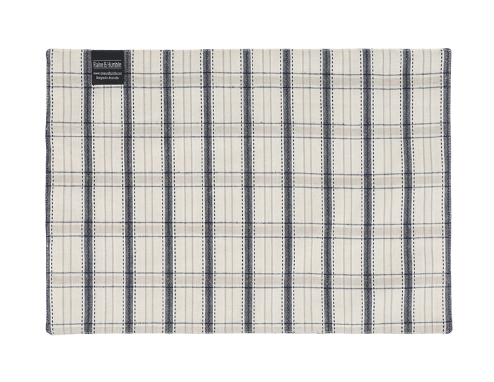 Raine & Humble | Berry Reversable Placemat - Blue S4 | Shut the Front Door