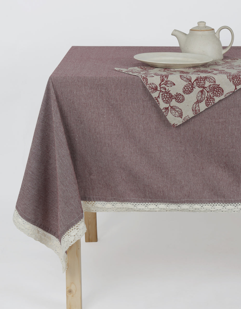 Raine & Humble | Berry Reversable Placemat - Red S4 | Shut the Front Door