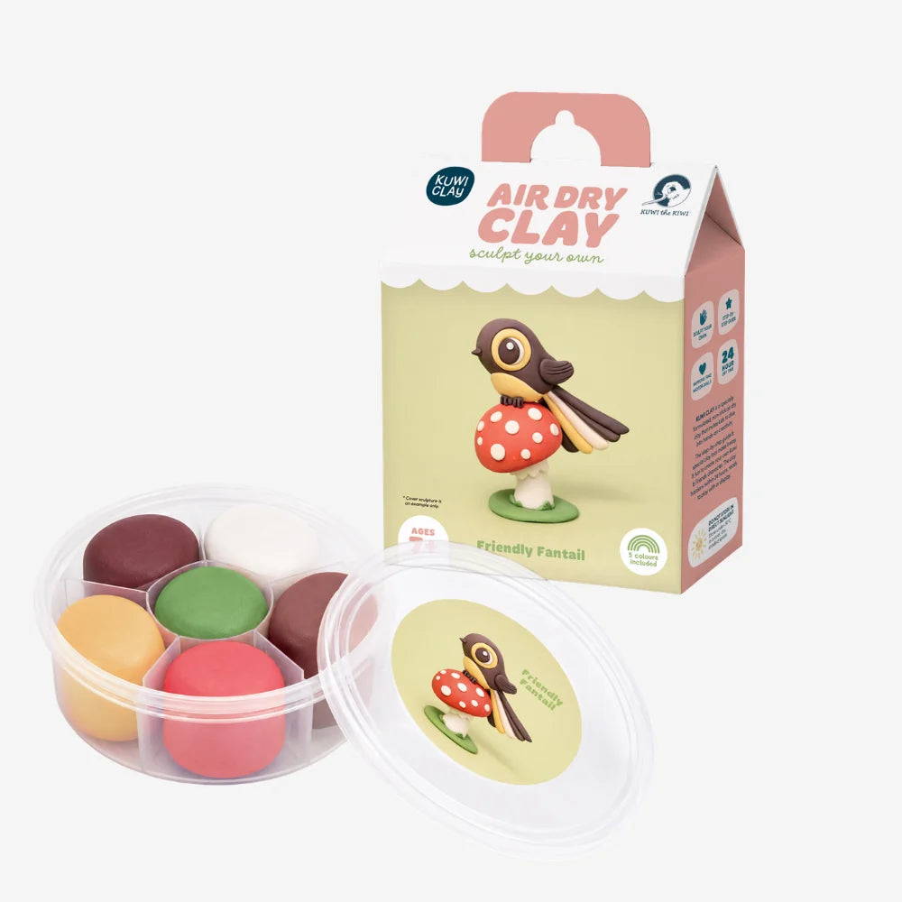 Tikitibu | Kuwi Clay - Friendly Fantail | Shut the Front Door